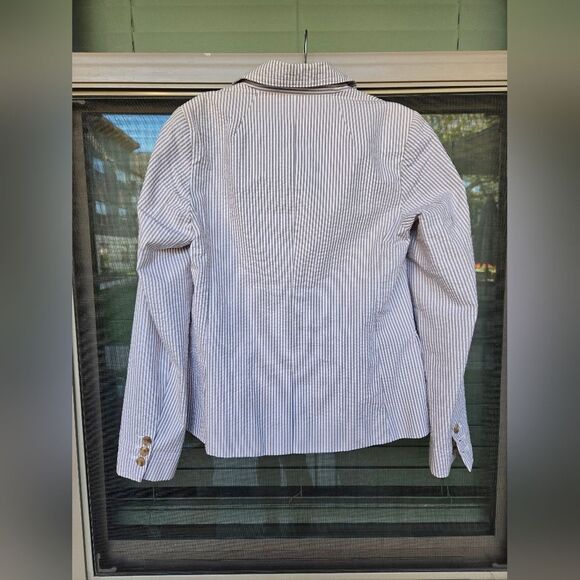 Gap Striped 2 Button Blazer NWT Sz 1 - Picture 10 of 15